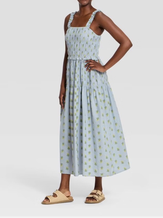Universal Thread Dresses & Skirts - Universal Thread  Maxi A-Line Dress with Smocking